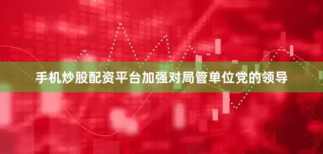 手机炒股配资平台加强对局管单位党的领导